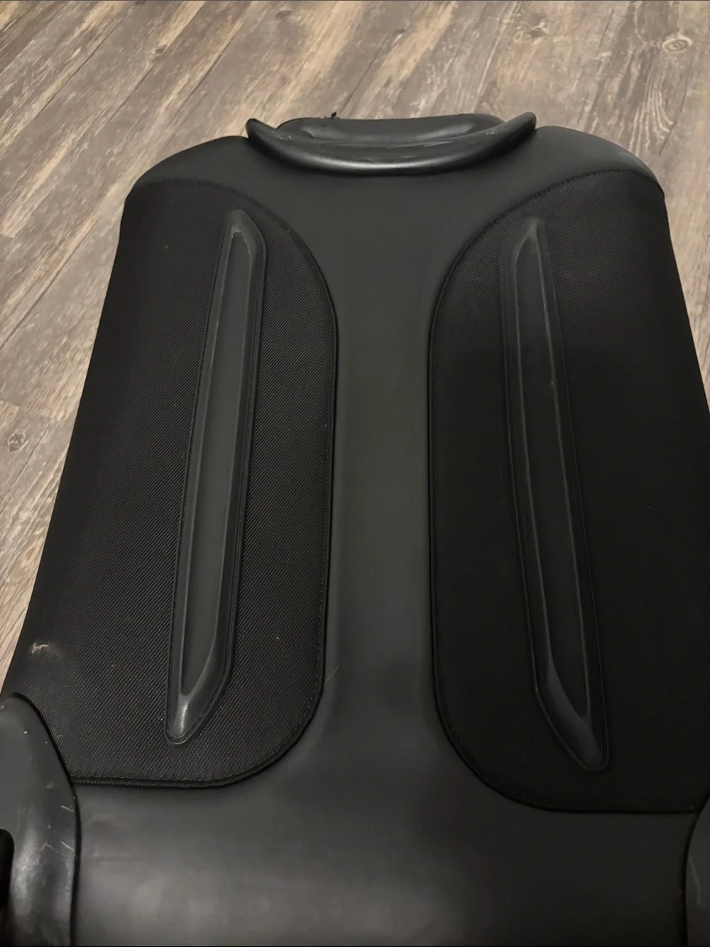 Tumi Black Carry-On Wheelaway with Orange Trim